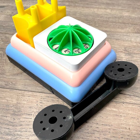 Vintage Ed-U-Phone Toy Rotary Phone & Puzzle By Child Guidance Toys - Picture 5 of 8
